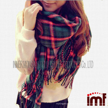 Neues Design-farbiger Karo-Stoff-Schal-Mode-Kaschmir-Schal für Frauen